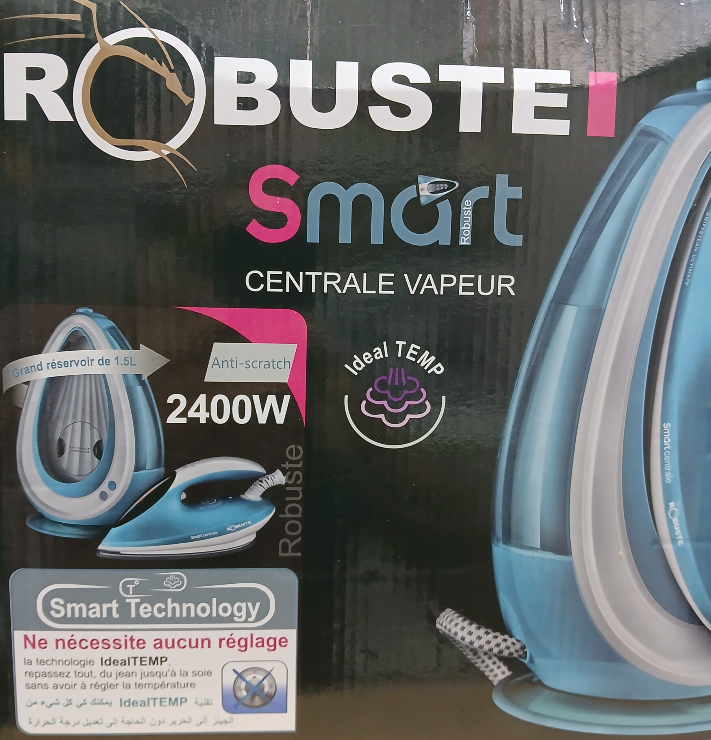 Central vapeur robuste