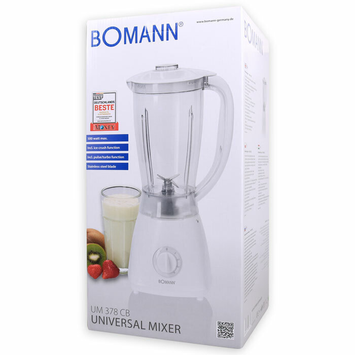 Blender Mixeur universel 1,5L Bomann Blanc - الصورة 2